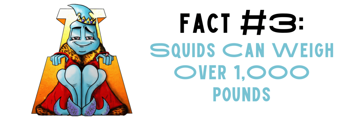 Fact #3: Squids Can Weigh Over 1,000&nbsp;pounds